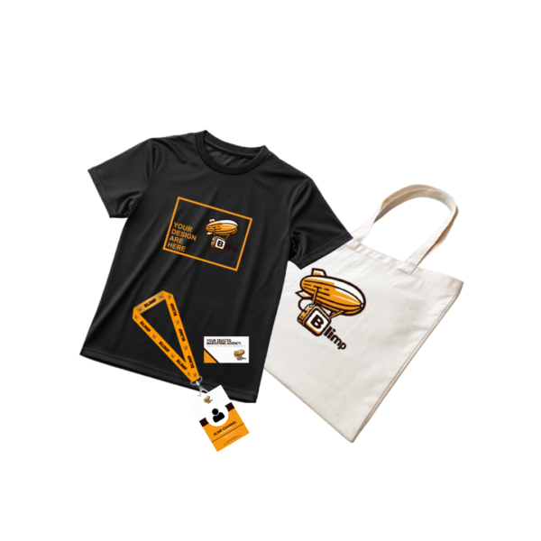 Professional Team Merch Bundle - Tshirt, Lanyard, ID Card, Card Case, Totebag, Name Card